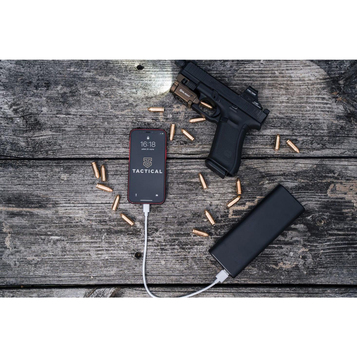 Cablu de încărcare Tactical USB - A / Lightning 2m - Alb