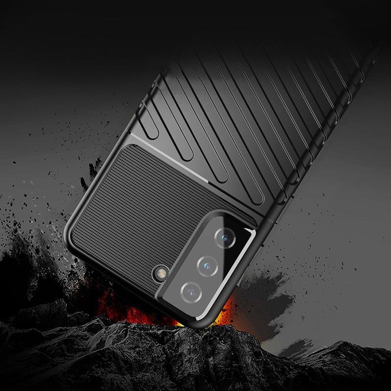 Husă Thunder rezistentă pentru Samsung Galaxy S23 Plus - Neagră