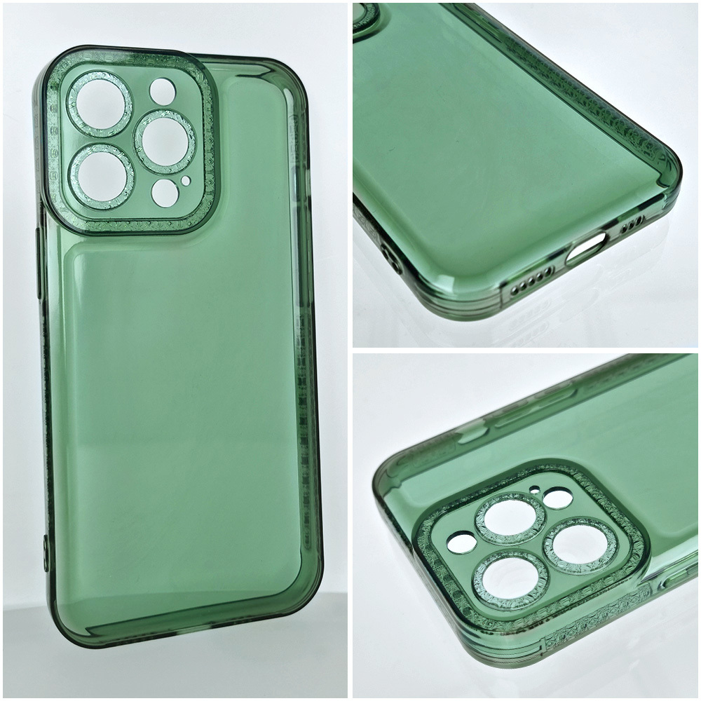 Husă Crystal diamond pentru Xiaomi Redmi Note 10 Pro / Redmi Note 10 Pro Max - neagră