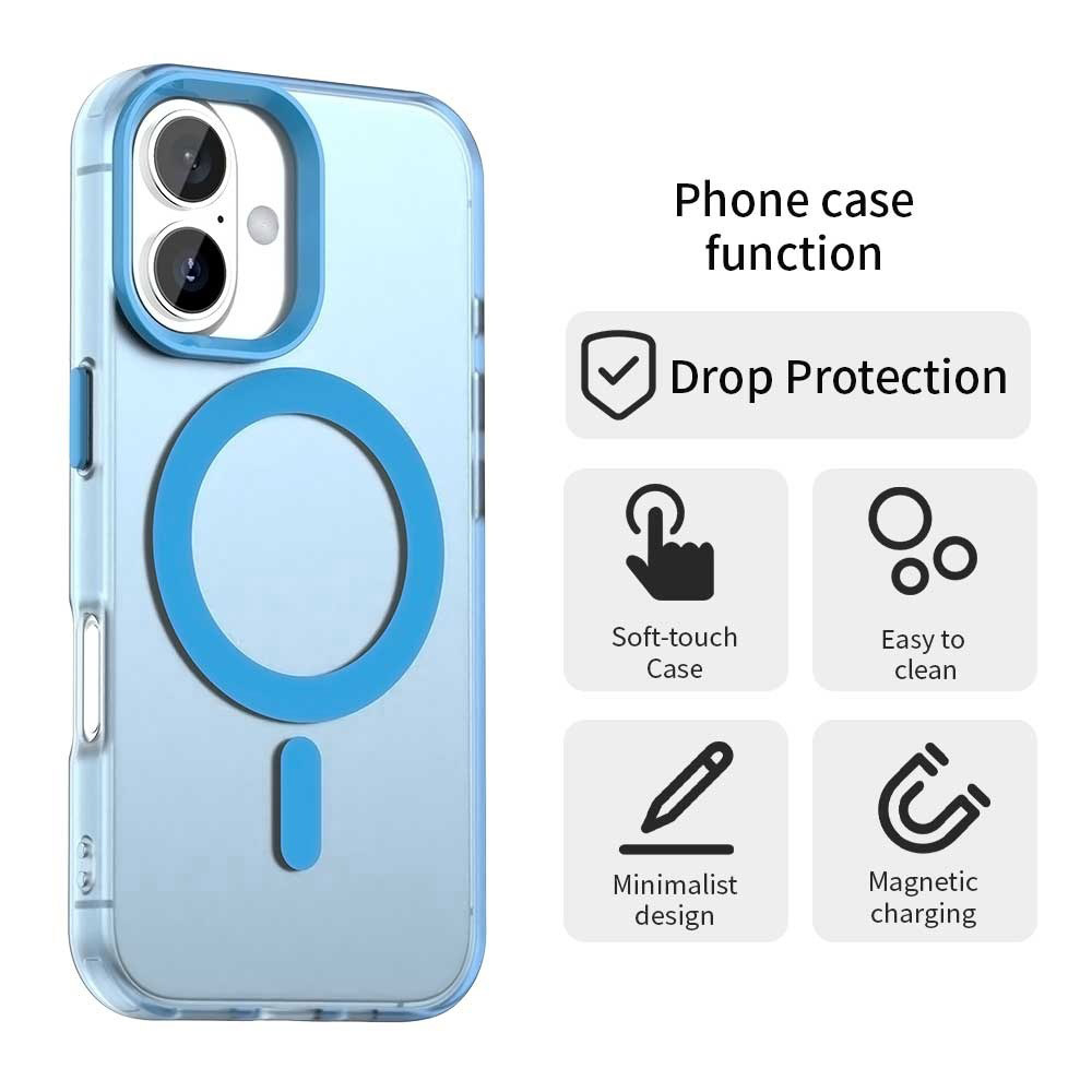 Techsuit - CandyCase MagSafe husă pentru Apple iPhone 17 - Albă