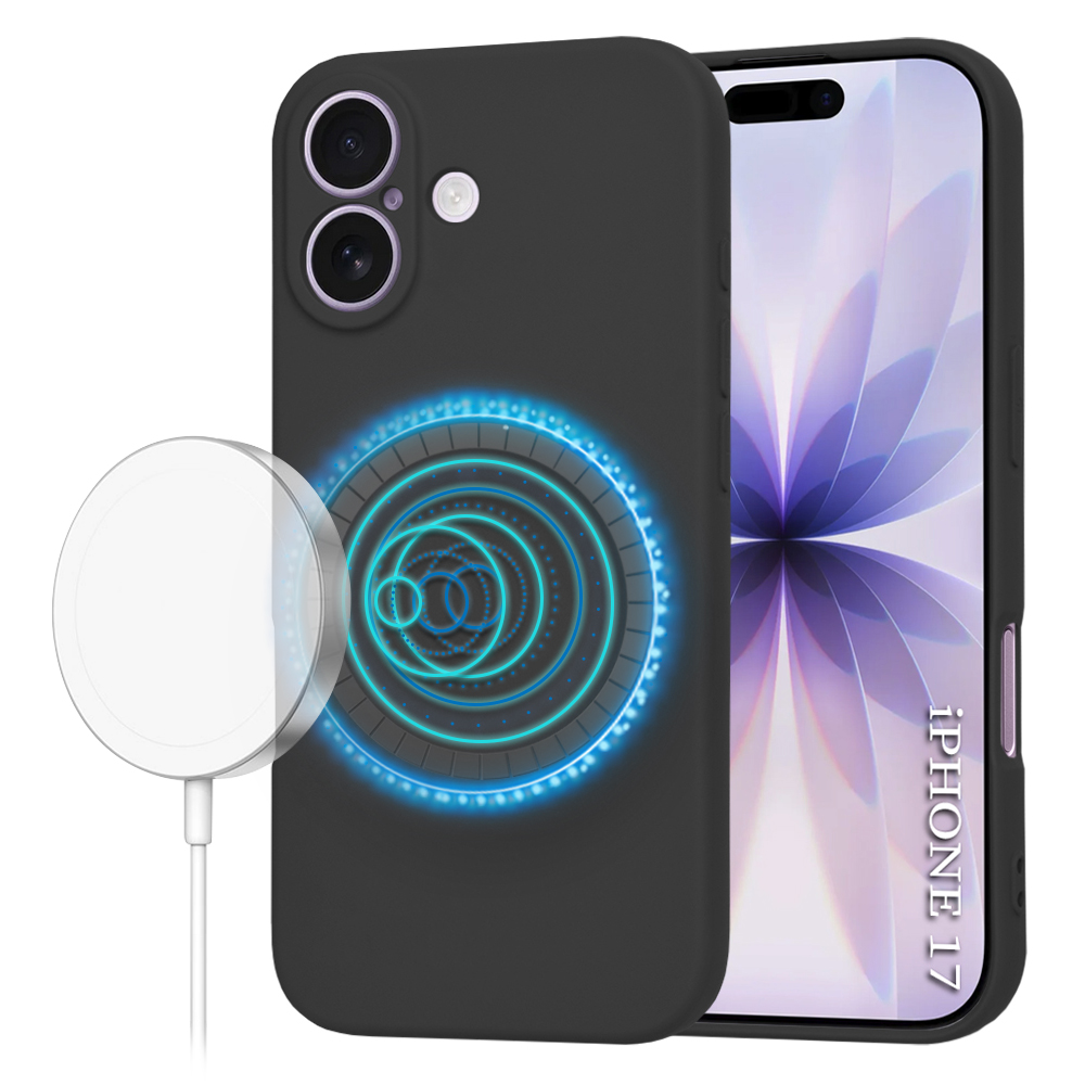 Techsuit - Husă SoftFlex MagSafe pentru Apple iPhone 17 - Burgunda