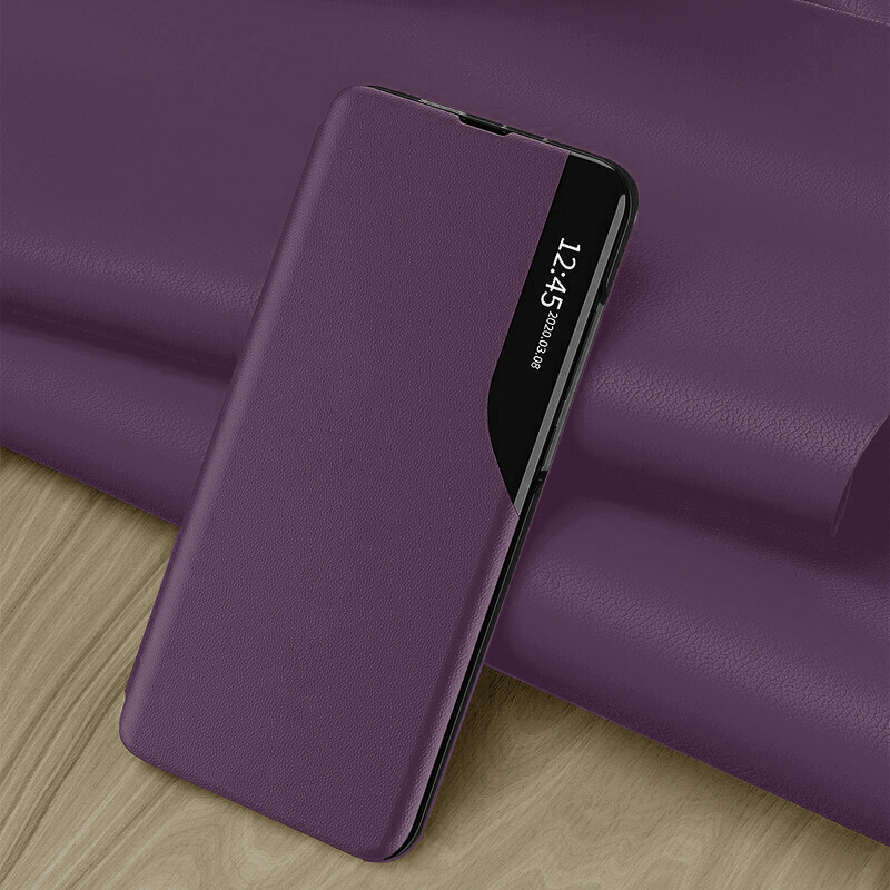 Husă elegantă tip carte View Case pentru Xiaomi 13T/13T Pro - Albastru inchis