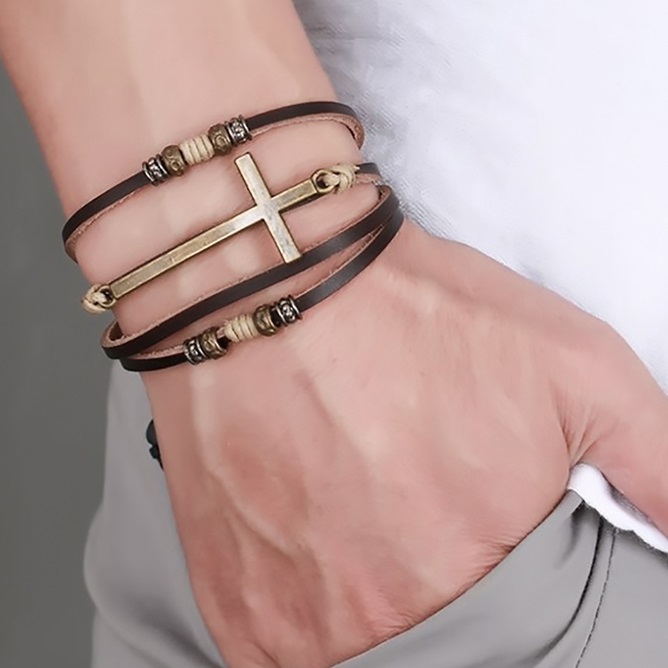 Brățară pentru bărbați World-Ring - Negru