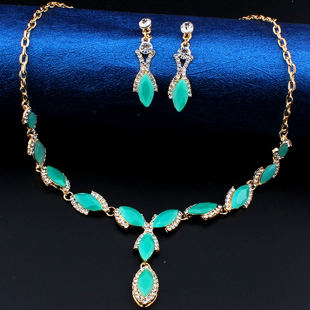 Set EY-3344 - Argintiu/Cristal