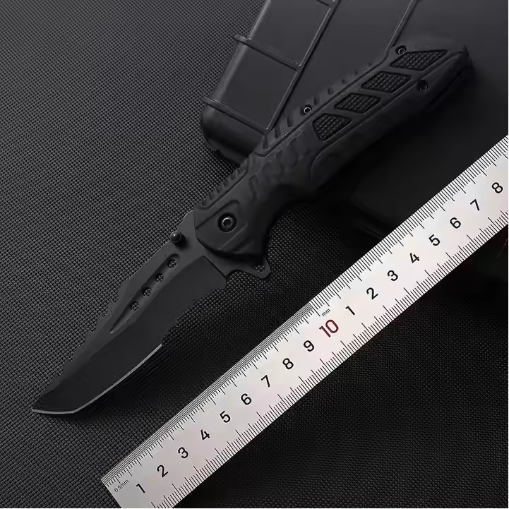 Cuțit pliabil pentru exterior CH-35053 - Negru/Typ1
