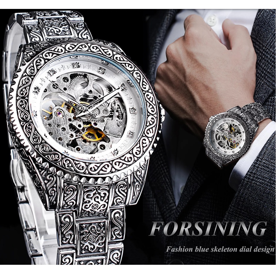 Ceas FORSINING OL-14515 - Argintiu