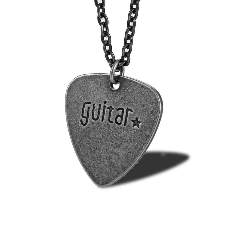 Colier Guitar - Argintie