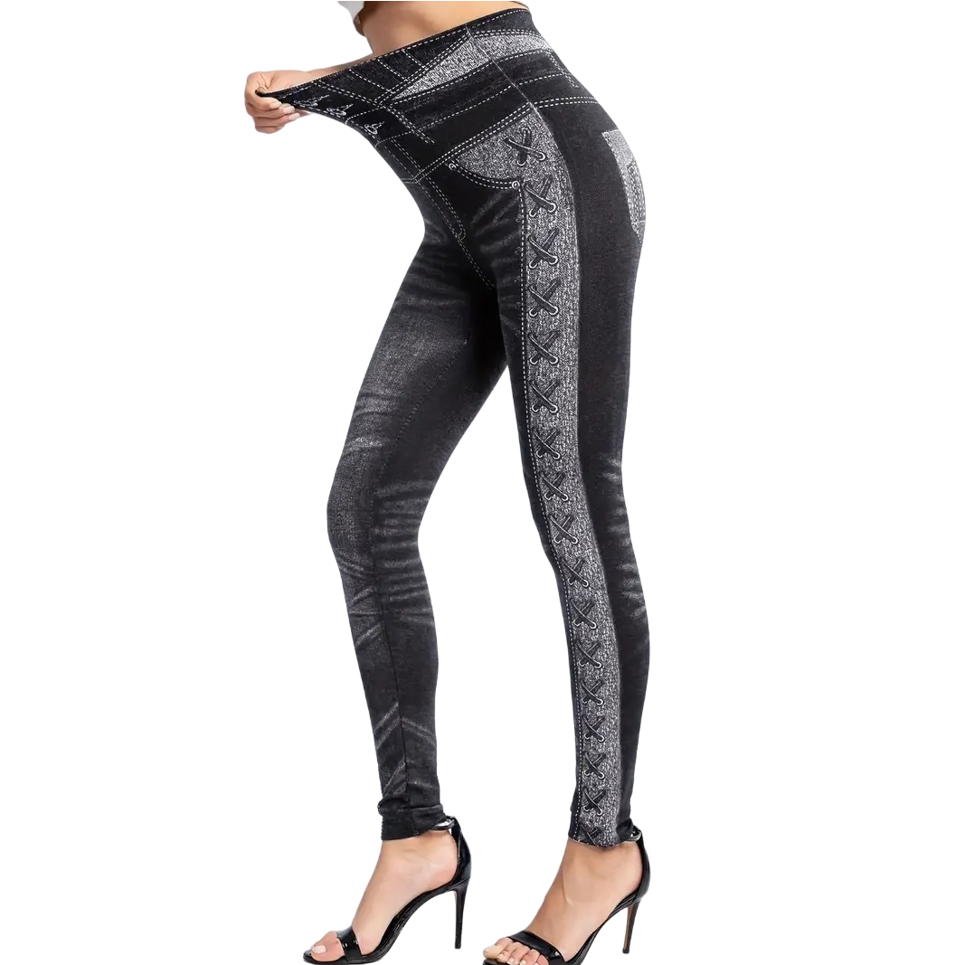 Leggings CA-30361 - Negru / XL