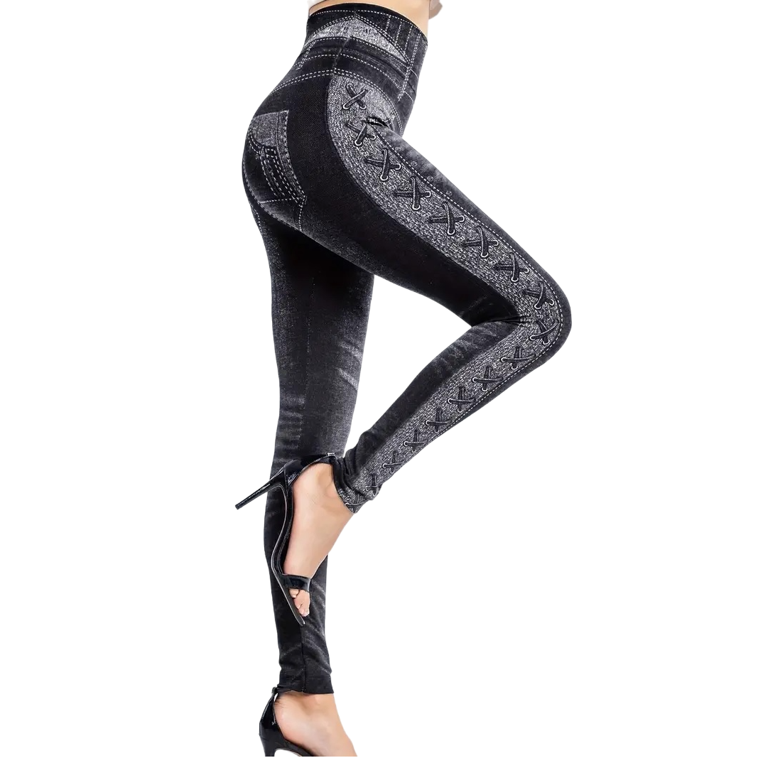 Leggings CA-30361 - Negru / XL
