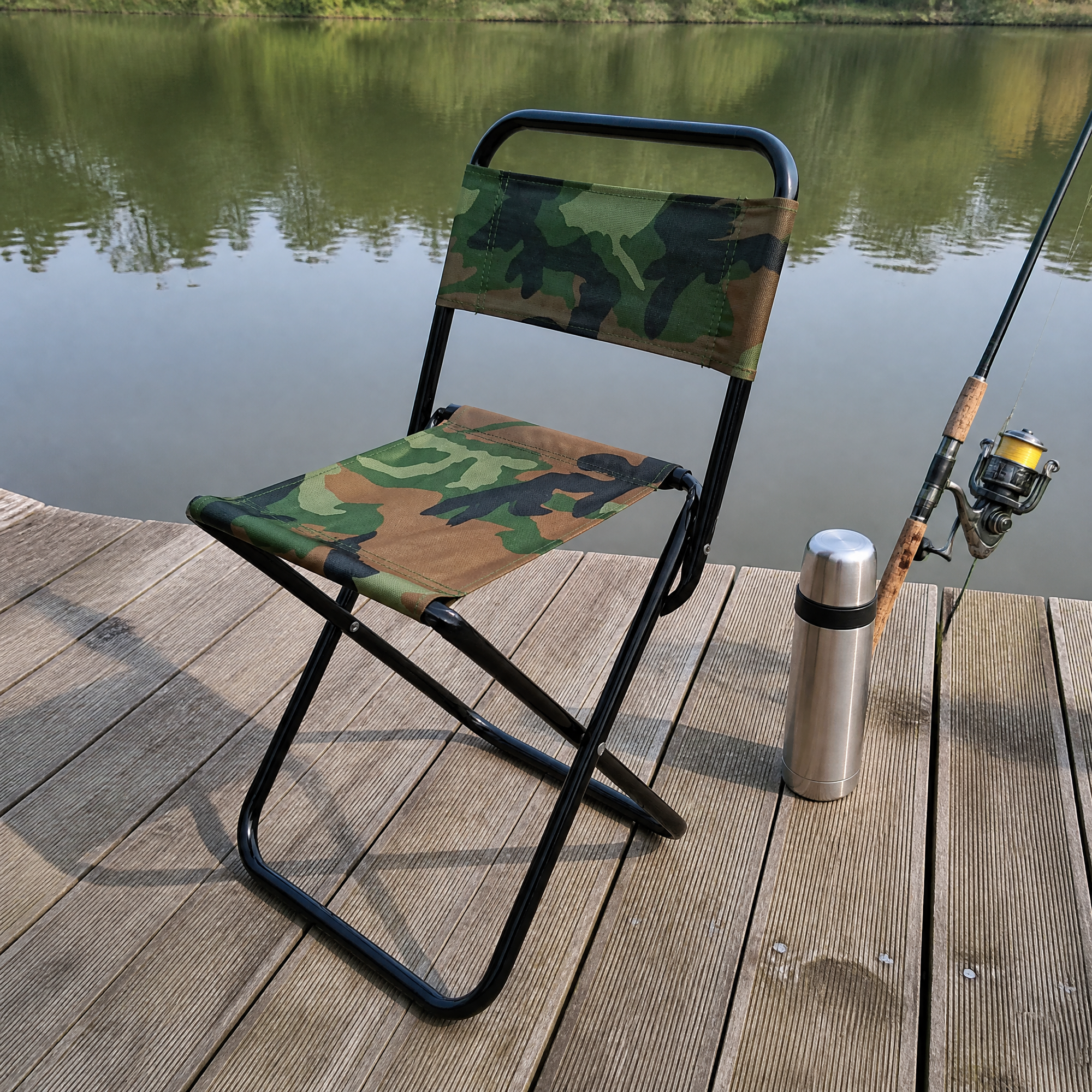 Scaun pliant outdoor - Camuflaj