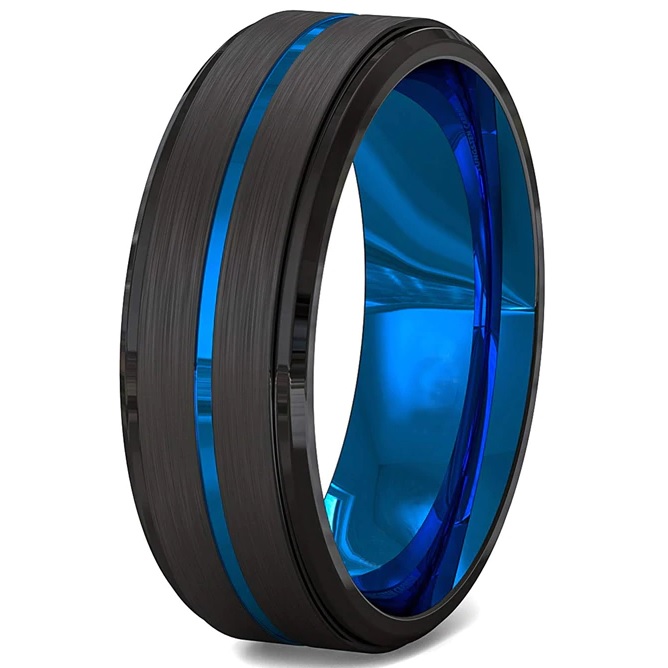 Inel AR-7146 - Argintiu / Aur / 52 mm
