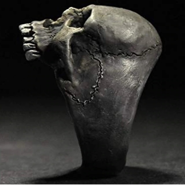 Inel Craniu - Negru / 67mm