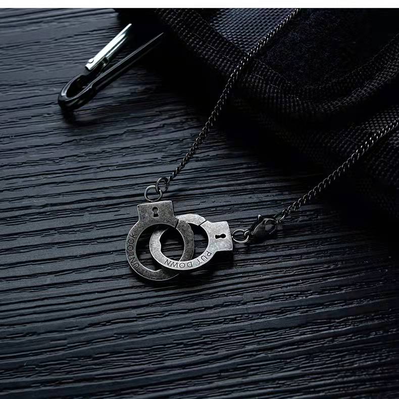 Colier PU-15121 - Negru