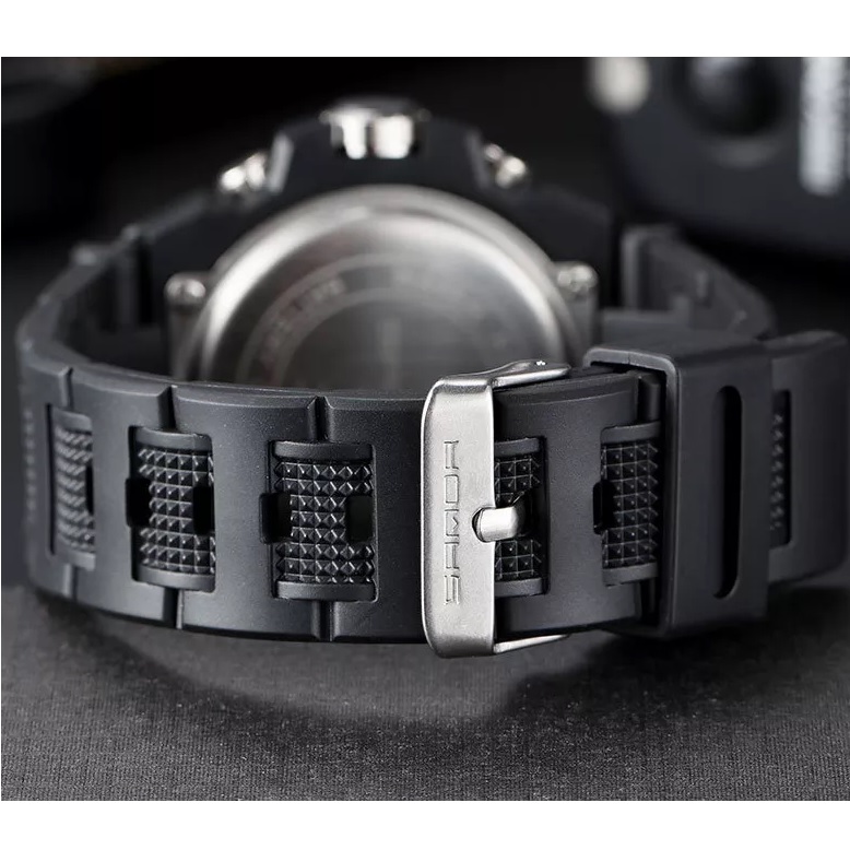 Ceas SANDA VI-14294 - Negru / Argintiu