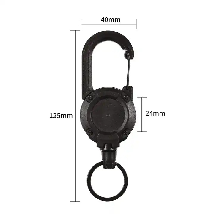 Carabină cu cablu retractabil - Verde