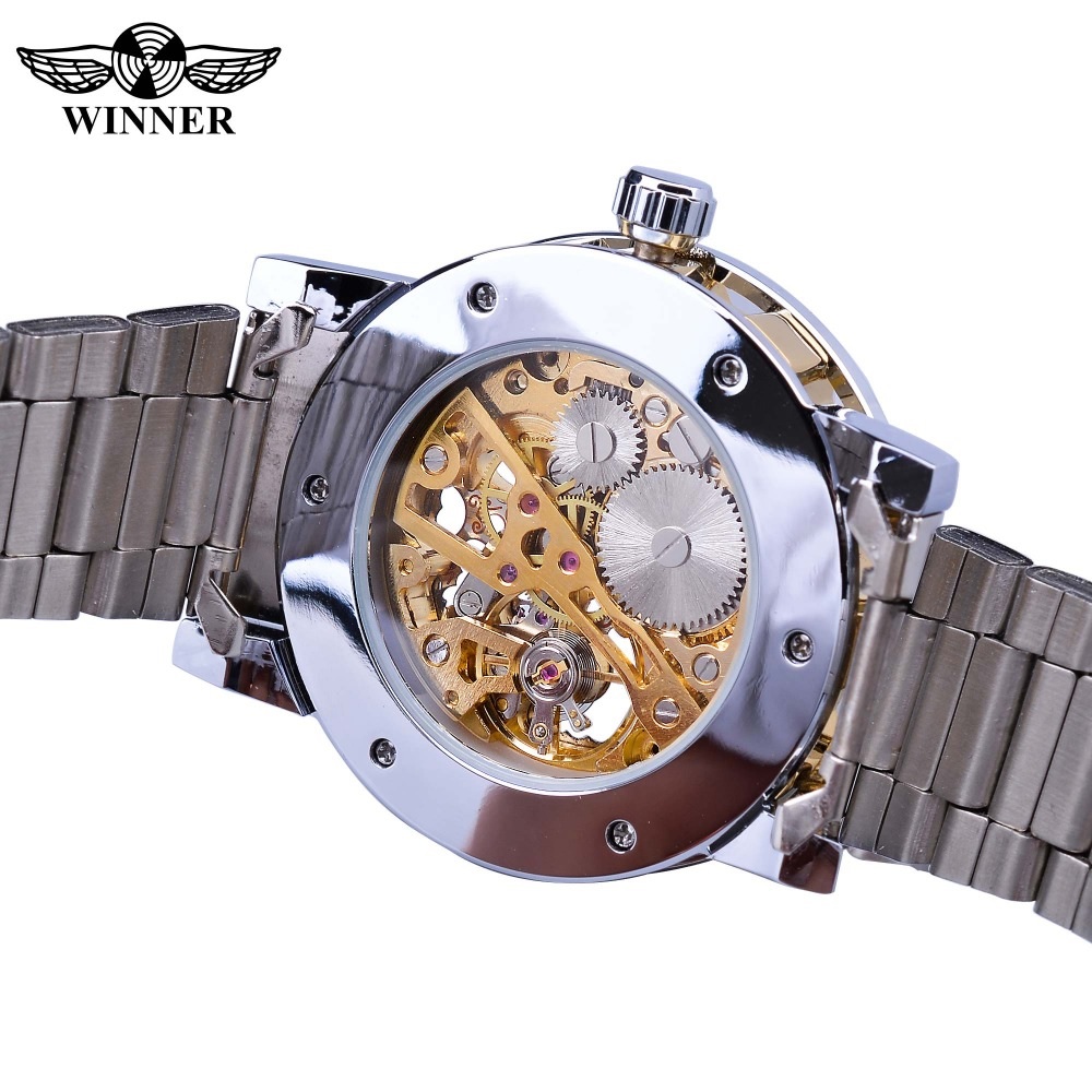 Ceas Winner BE-14435 - Argintiu/Albastru