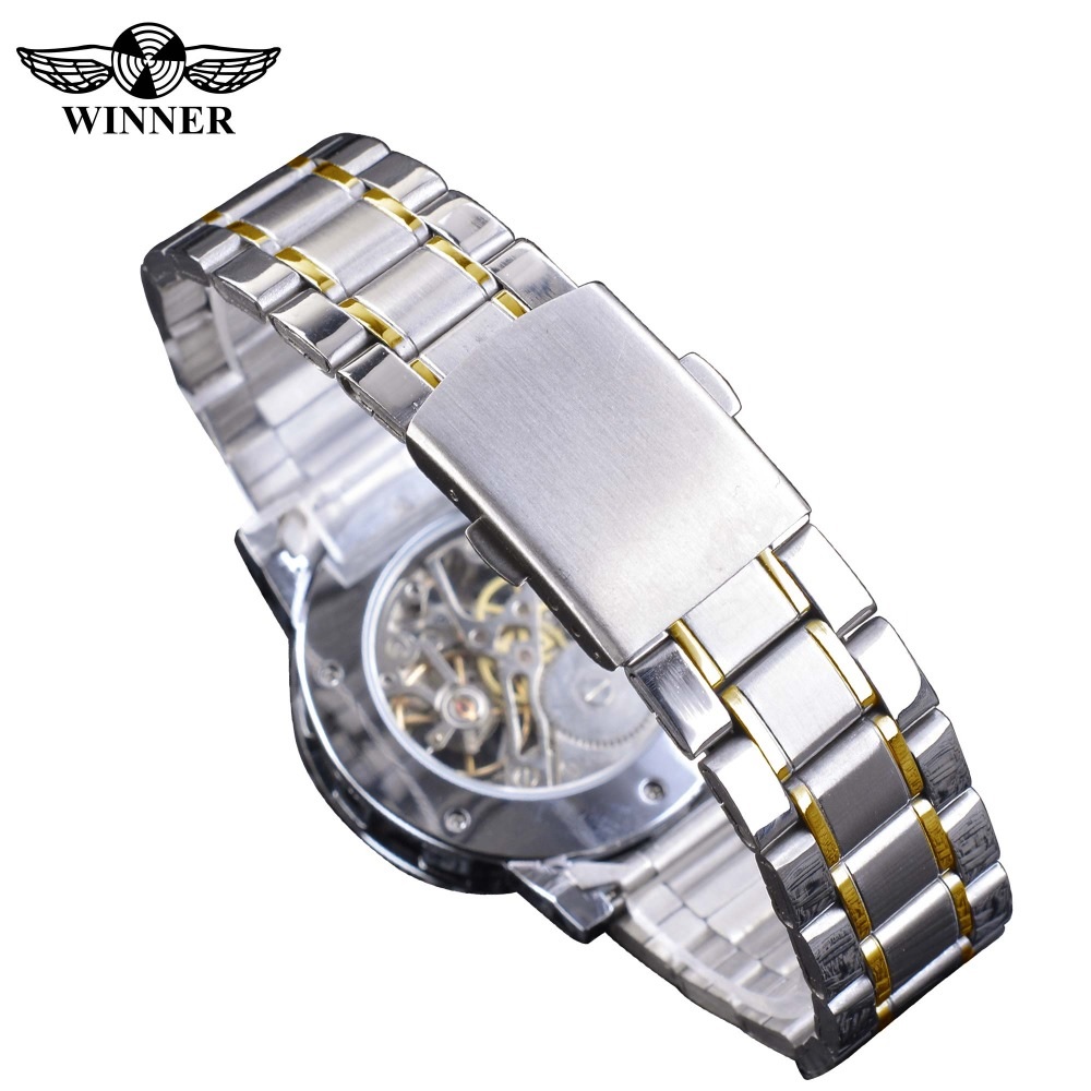 Ceas Winner BE-14435 - Argintiu/Albastru