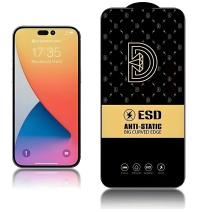 Sticlă călită antistatică diamant pentru Apple iPhone 12/iPhone 12 Pro - Neagră