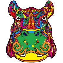 Puzzle din lemn - Hippocampus / L