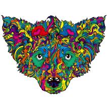 Puzzle din lemn - Poodle / L