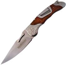 Cuțit pliant pentru exterior CO-39915 - Maro/Argintiu