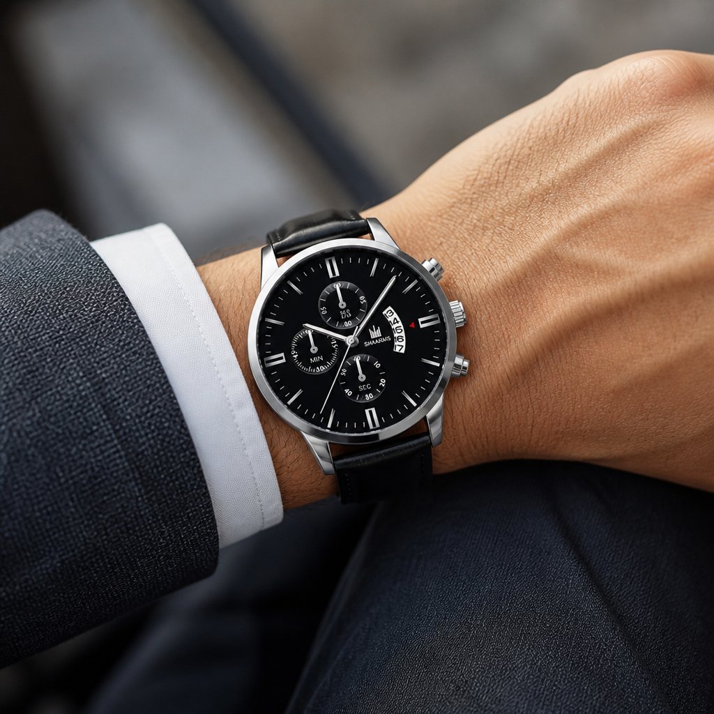 Ceas RA-11596 - Negru/Argintiu 1