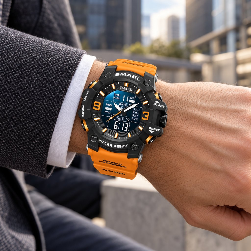 Ceas SMAEL TR-29450 - Portocaliu