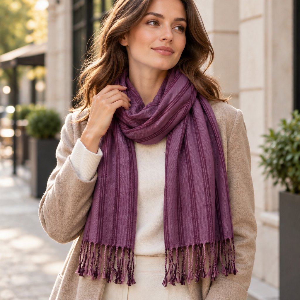 Eșarfă AR - 40448 - Violet