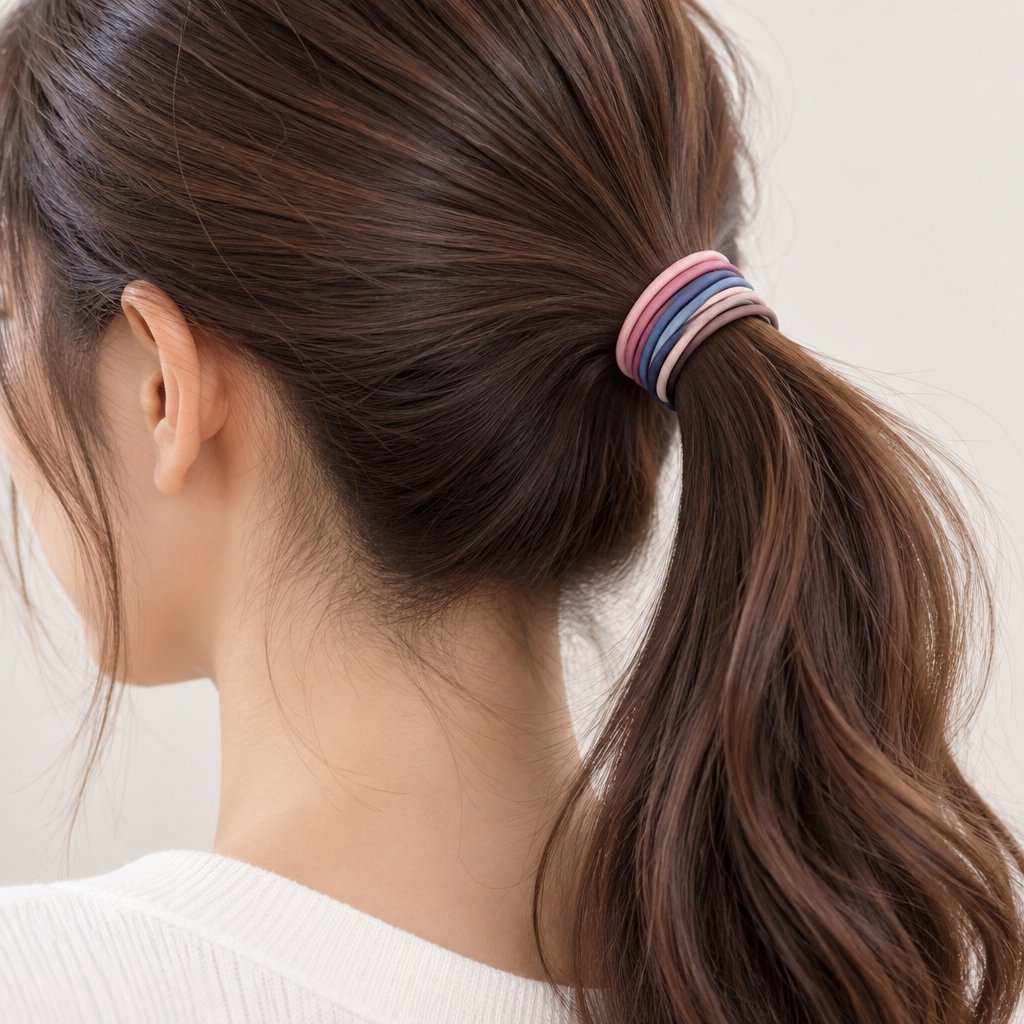 Elastice de păr EA-7938 - Mix / 100 buc